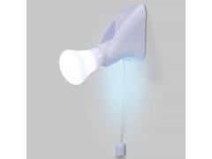 Nástěnná LED lampička k&nbsp;posteli se šňůrkovým vypínačem 12