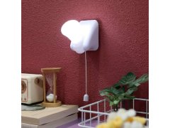 Nástěnná LED lampička k&nbsp;posteli se šňůrkovým vypínačem 9
