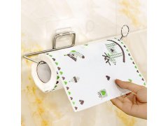 Nerezový nalepovací držák na papírové utěrky 1