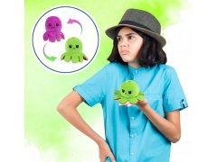 Oboustranný plyšák - chobotnice fialová/zelená 1