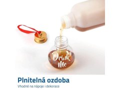 Ozdoby na stromeček 6 ks - drink me 2