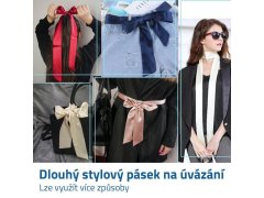 Pásek na zavazování - červený 2