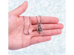 Perla přání v&nbsp;perlorodce s&nbsp;náhrdelníkem, náušnicemi a&nbsp;prstýnkem 3