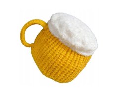 Pletená čepice - půllitr s&nbsp;uchem 8