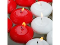 Plovoucí svíčky 10 ks - červená 5