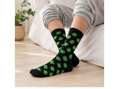 Ponožky se čtyřlístky unisex, univerzální velikost 2