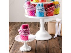 Ponožky v&nbsp;dárkovém balení - růžový cupcake 8