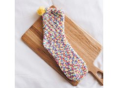 Ponožky v dárkovém balení - žlutý cupcake 4