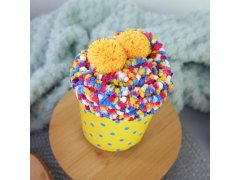 Ponožky v dárkovém balení - žlutý cupcake 7