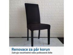Potah na židli - černý 2