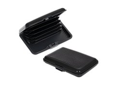 Praktická dokladovka/kovové pouzdro na karty - černá 1