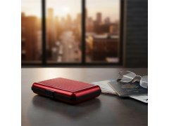 Praktická dokladovka/kovové pouzdro na karty - černá 3