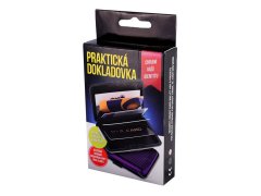 Praktická dokladovka/kovové pouzdro na karty - stříbrná 4