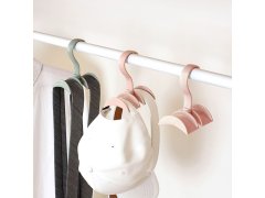 Praktický věšák do skříně - růžový 4