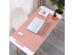 Prémiová koženková podložka pod myš a&nbsp;klávesnici 80x40 cm - růžová 7