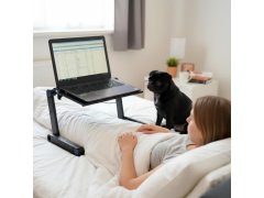 Přenosný polohovací stolek na notebook s větracími štěrbinami 3