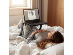 Přenosný polohovací stolek na notebook s větracími štěrbinami 5