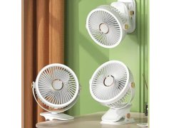 Přenosný stolní ventilátor s klipem 4