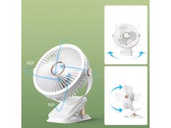 Přenosný stolní ventilátor s klipem 6