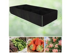 Přenosný zahradní záhon s&nbsp;přihrádkami 4