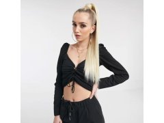 Příčesek do vlasů culík - světlá blond 4