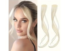 Příčesek do vlasů na klipu melír - blond 6