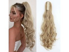 Příčesek do vlasů vlnitý culík 60 cm - plavý 10