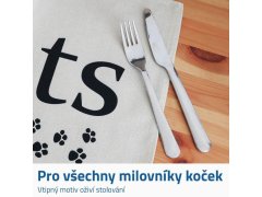 Prostírání na stůl kočka - tlapičky 2