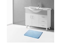 Protiskluzová koupelnová předložka 40 x 60 cm - modrá 2