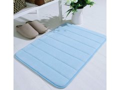Protiskluzová koupelnová předložka 40 x 60 cm - modrá 4
