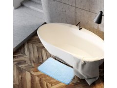 Protiskluzová koupelnová předložka 40 x 60 cm - modrá 5