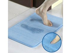 Protiskluzová koupelnová předložka 40 x 60 cm - modrá 8