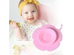 Protiskluzová přísavka na dětské nádobí - růžová 1