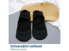 Protiskluzové ponožky - černé 3