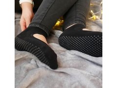 Protiskluzové ponožky - černé 6