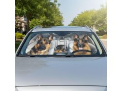 Protisluneční clona do auta s&nbsp;přísavkami - psi 5