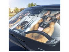 Protisluneční clona do auta s&nbsp;přísavkami - psi 6