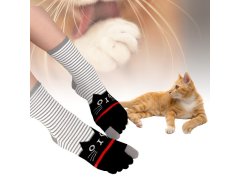 Prstové ponožky - kočky 1