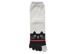 Prstové ponožky - kočky 5