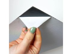 PVC samolepicí podlahové čtverce 30x30 cm - šedý mramor 5