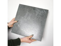 PVC samolepicí podlahové čtverce 30x30 cm - šedý mramor 8