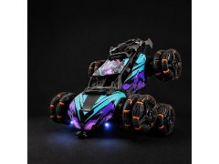 RC sportovní transformující auto na dálkové ovládání - 360° rotace, LED a&nbsp;kouřové efekty 1