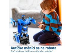 RC Sportovní transformující se autíčko na dálkové ovládání - modré 2