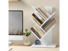 Regál na knihy - bílý 7