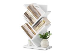 Regál na knihy - bílý 8