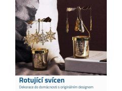 Rotující svícen - peříčka 2