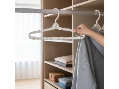 Rozšiřitelné ramínko pro úsporu místa ve skříni 12