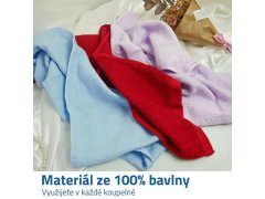 Ručník v dárkovém balení láhev vína - červený 3