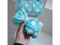 Ručníkové šaty - koupelová sada - světle modrá 4