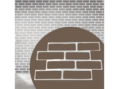 Šablony na zeď 4 ks - cihly 1